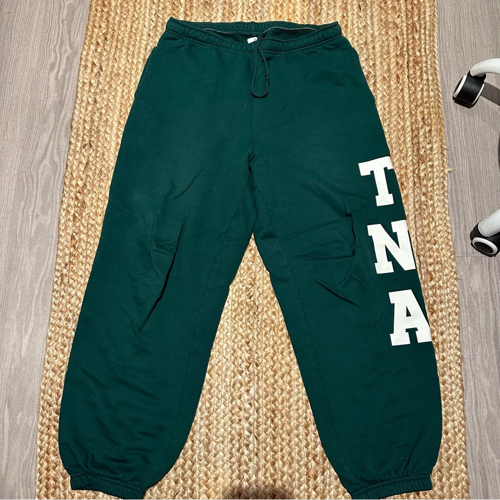 TNA Dark Green Joggers